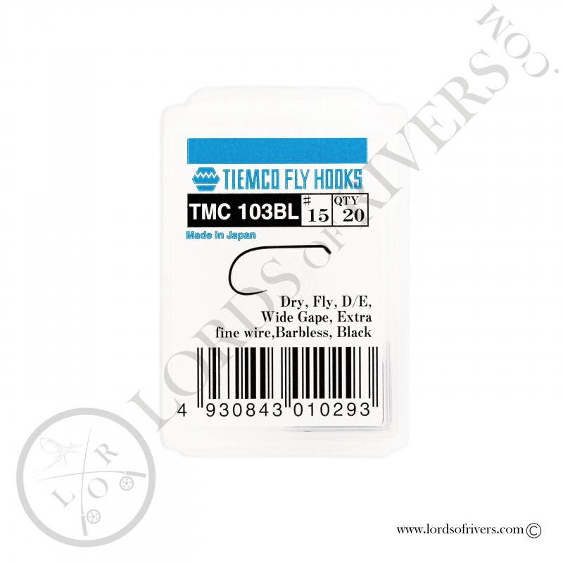 Hameçons mouches sèches Tiemco TMC 103-BL - Pack Hameçons mouches sèches Tiemco TMC 103-BL - Pack