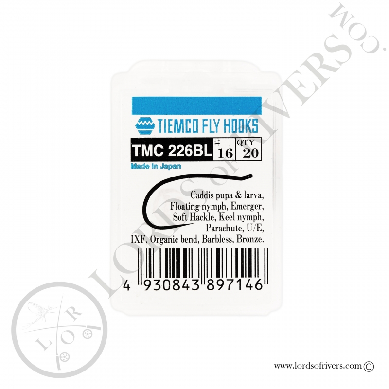 Hameçons mouches sèches et nymphes Tiemco TMC 226-BL - Pack Hameçons mouches sèches et nymphes Tiemco TMC 226-BL - Pack