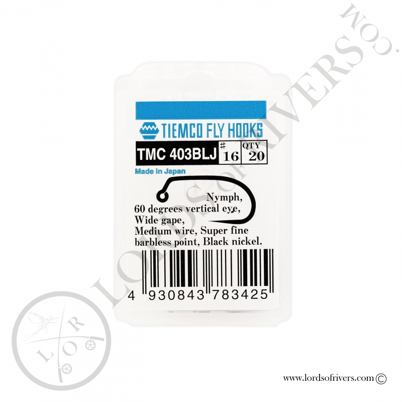 Hameçons nymphes jig Tiemco TMC 403-BLJ - Pack Hameçons nymphes jig Tiemco TMC 403-BLJ - Pack