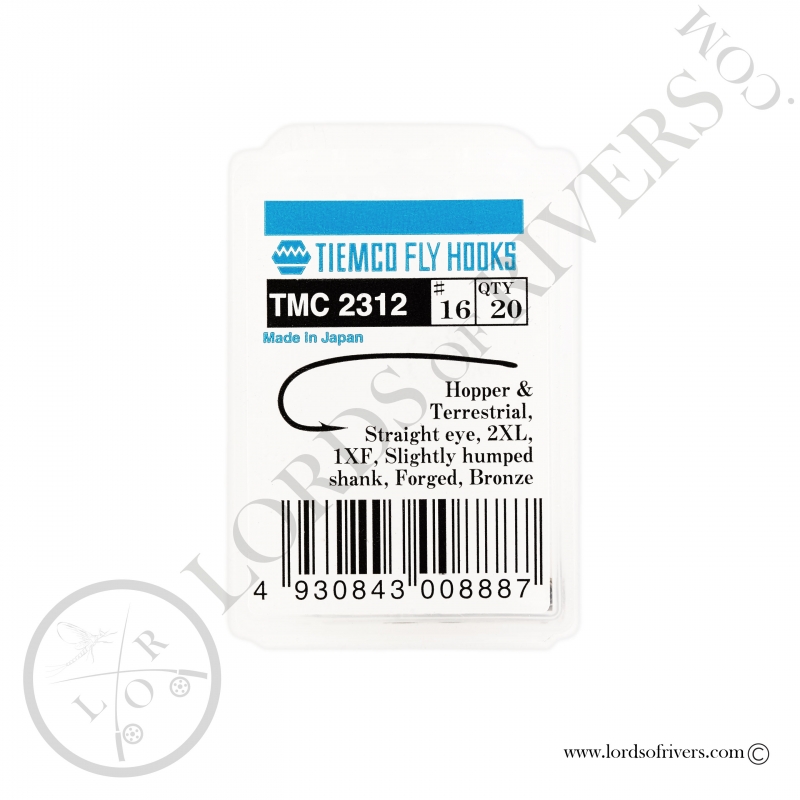 Hameçons mouches sèches, streamers et grosses nymphes Tiemco TMC 2312 - Pack Hameçons mouches sèches, streamers et grosses nymphes Tiemco TMC 2312 - Pack
