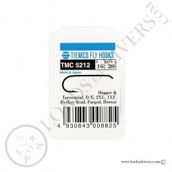 Hameçons mouches sèches Tiemco TMC 5212 - Pack
