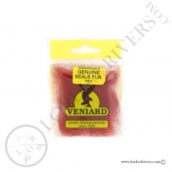 Genuine Seals Fur Veniard - Red