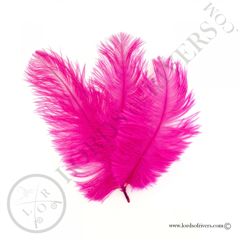 Plumes d'autruche 10/15 cm Lords of Rivers - Pink