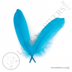 Gosse Wing Quills - Lords of Rivers - 2 blue feathers