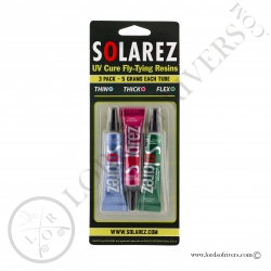 Solarez Fly Tie 3 pack - 15 total grams Pack