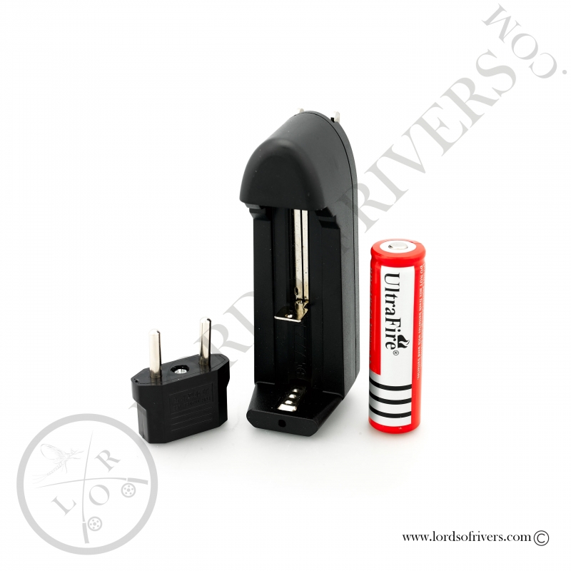 Battery Charger & ONE 3.7v Rechargeable Battery