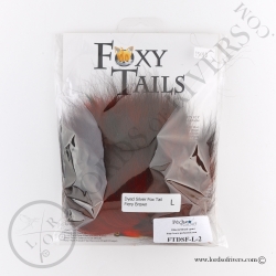Foxy-Tails Dyed Silver fiery brown pack