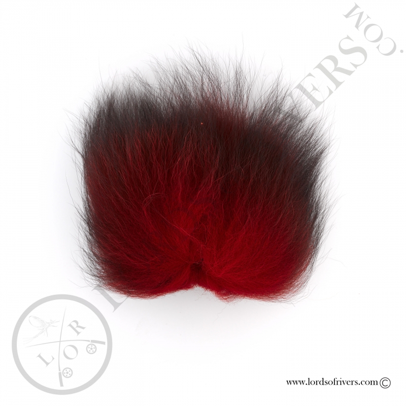 Foxy-Tails Dyed Silver fiery red