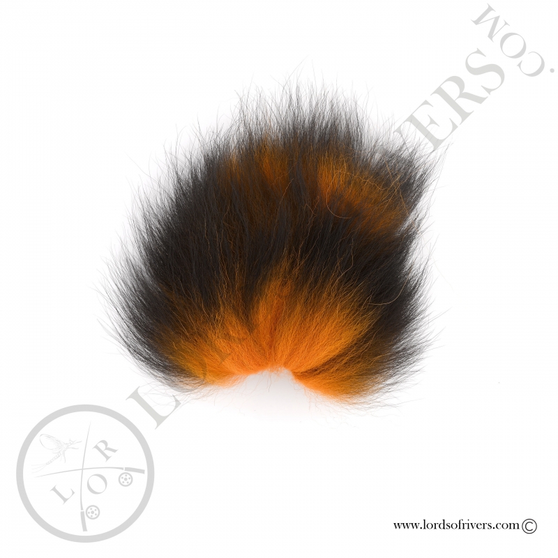 Foxy-Tails Dyed Silver Fox sunburst