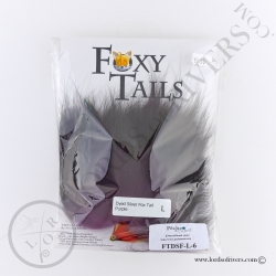Foxy-Tails Dyed Silver Fox purple pack
