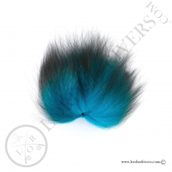 Foxy-Tails Dyed Silver Fox turquoise