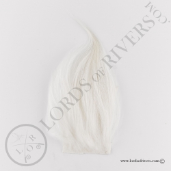 Foxy-Tails Cashmere Goat Pelt natural white