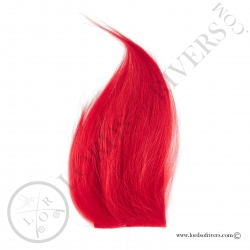 Foxy-Tails Cashmere Goat Pelt red
