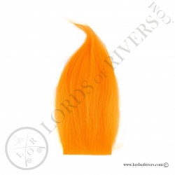 Foxy-Tails Cashmere Goat Pelt sunburst orange