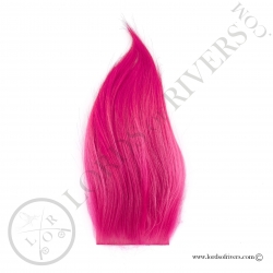 Foxy-Tails Cashmere Goat Pelt shocking pink