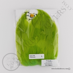 Foxy-Tails Nayat Hair Pelt Patch chartreuse pack