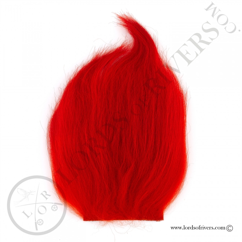 Foxy-Tails Nayat Hair Pelt Patch hot orange