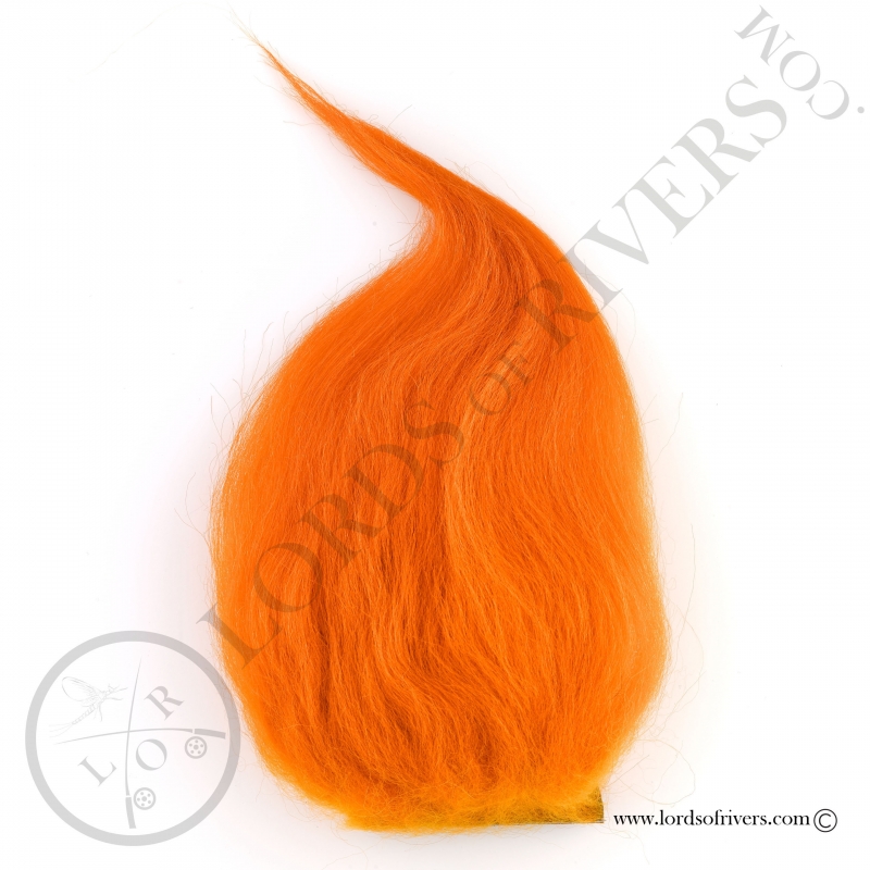 Foxy-Tails Nayat Hair Pelt Patch sunburst orange