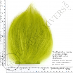 Foxy-Tails Nayat Hair Pelt Patch Brigth Green illus. 2