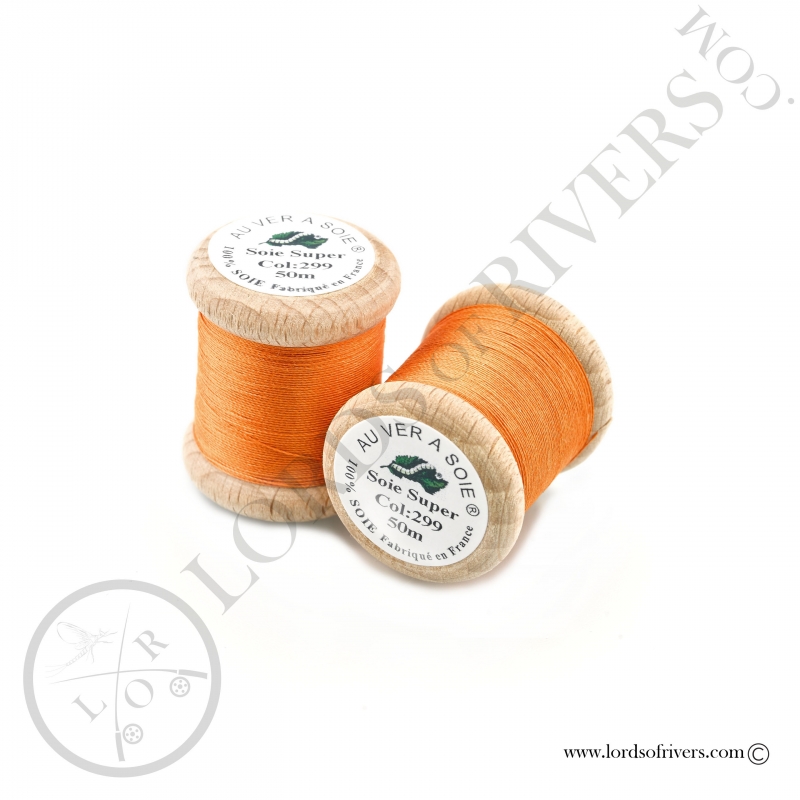 Soie Super Au Ver à Soie Orange Soie Super Au Ver à Soie Orange