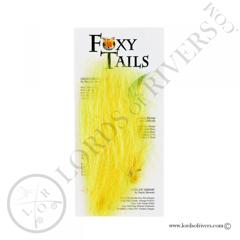 FoxyTails Optic Fibre Electric Yellow